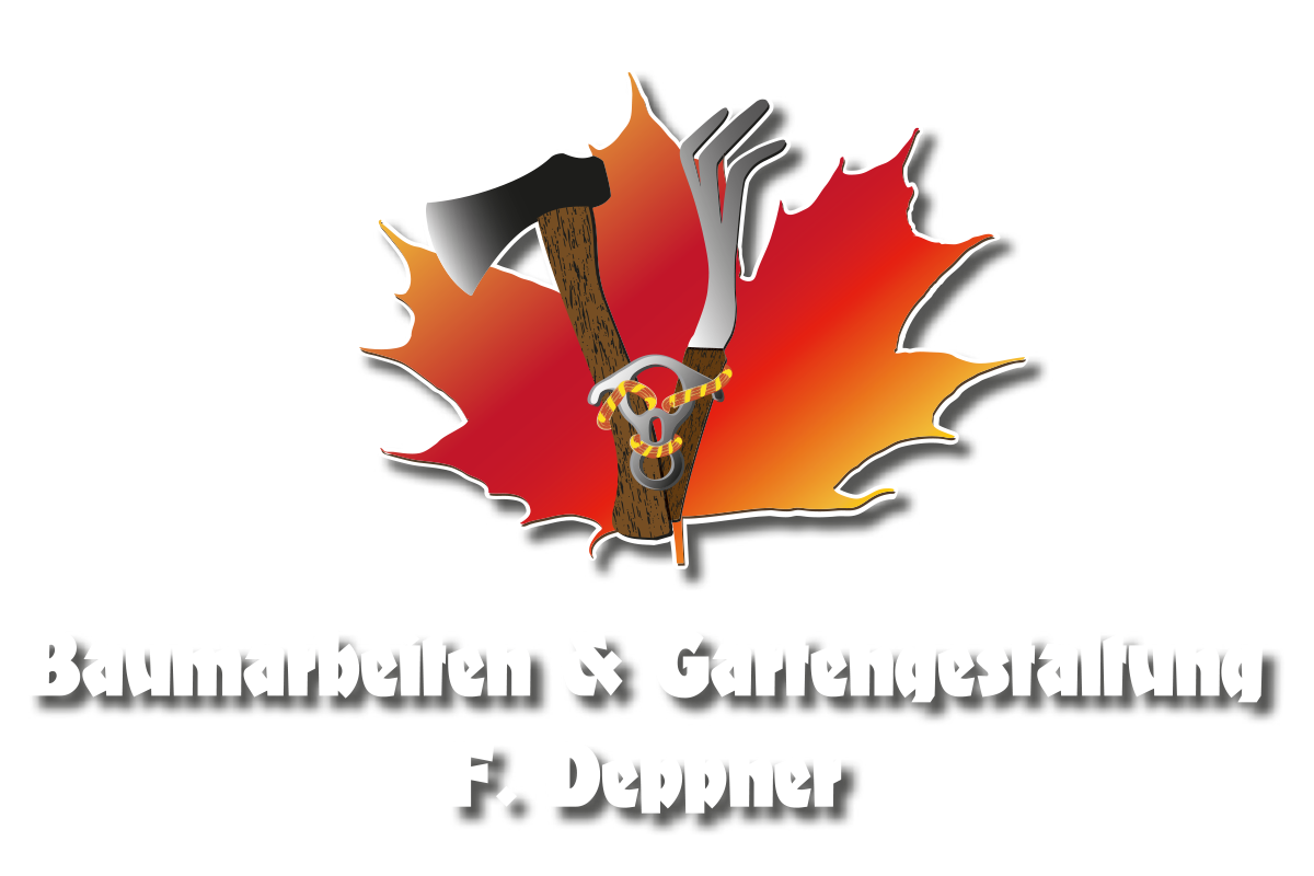 Logo Baumarbeiten und Gartengestaltung F. Deppner